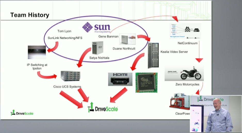A quick recap of the history of some of the folks who work at DriveScale