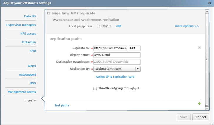 Tintri S3 Account Setup